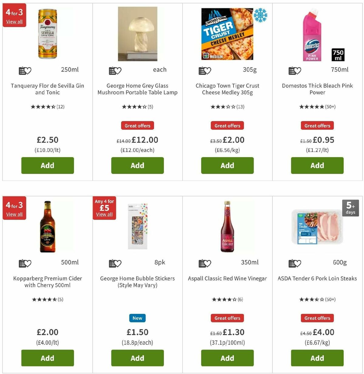 ASDA Offers from 29 December