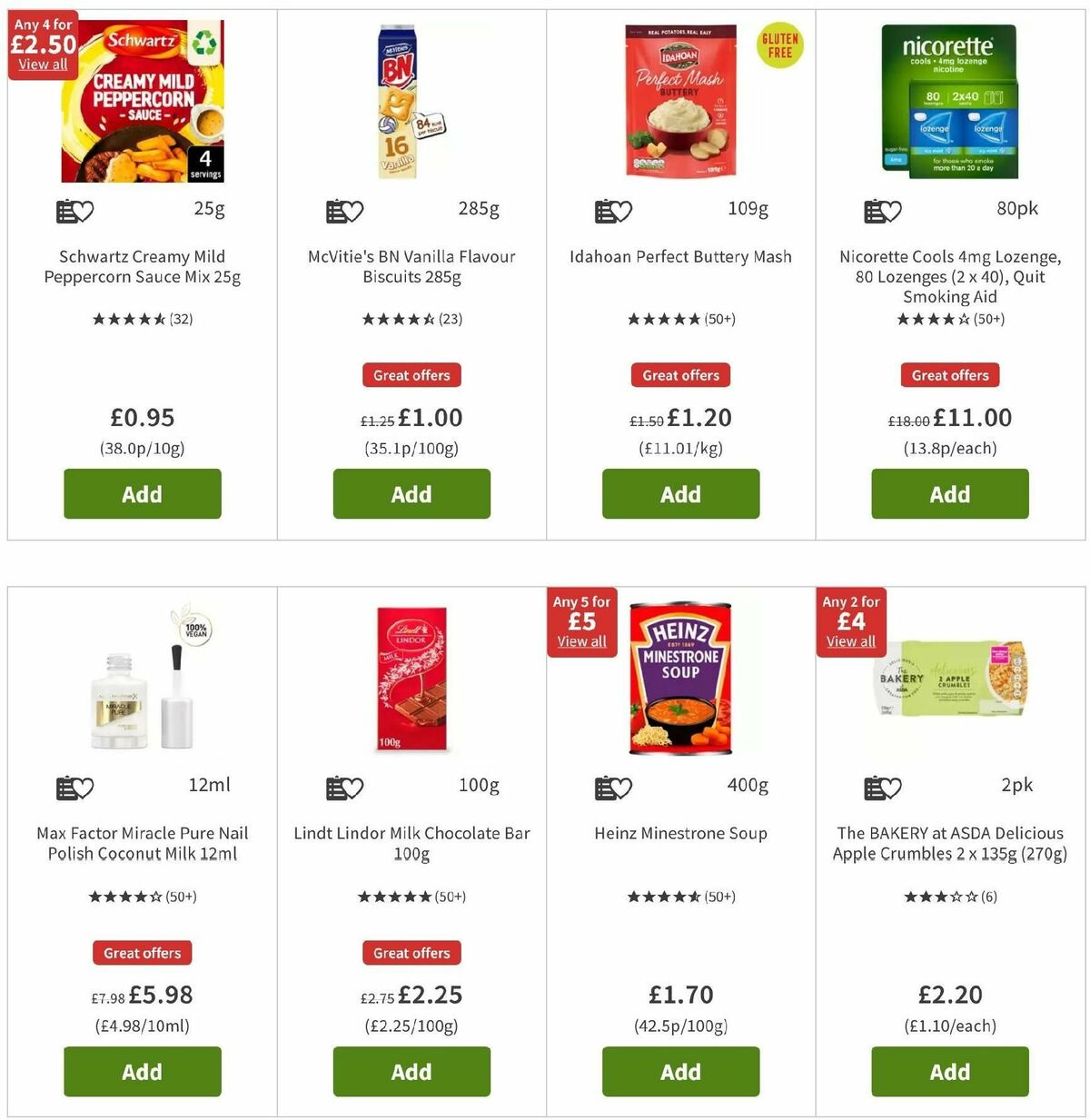 ASDA Offers from 29 December