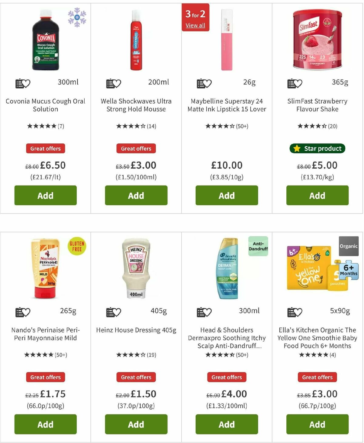 ASDA Offers from 3 January