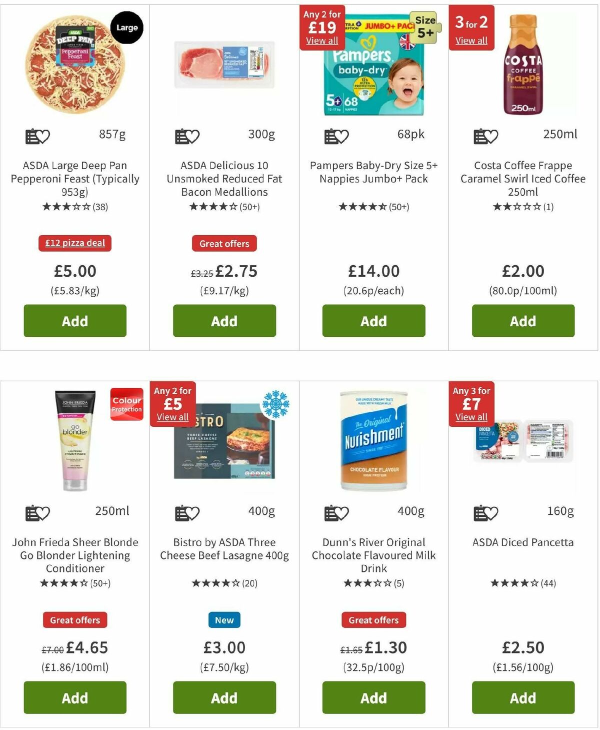 ASDA Offers from 3 January