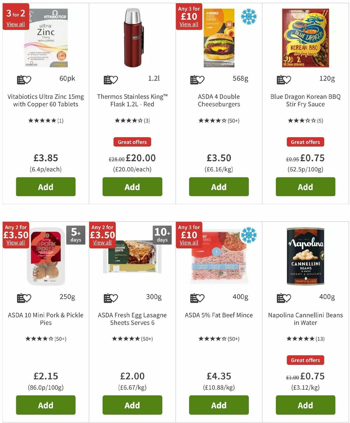 ASDA Offers from 3 January