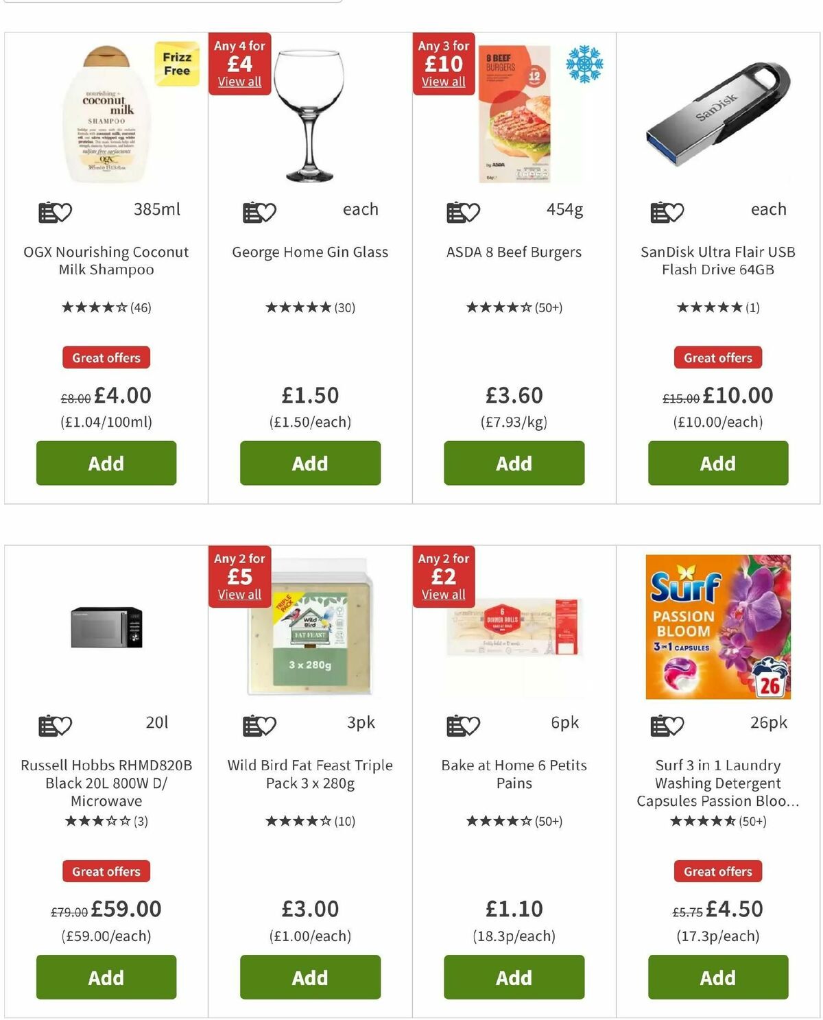 ASDA Offers from 3 January