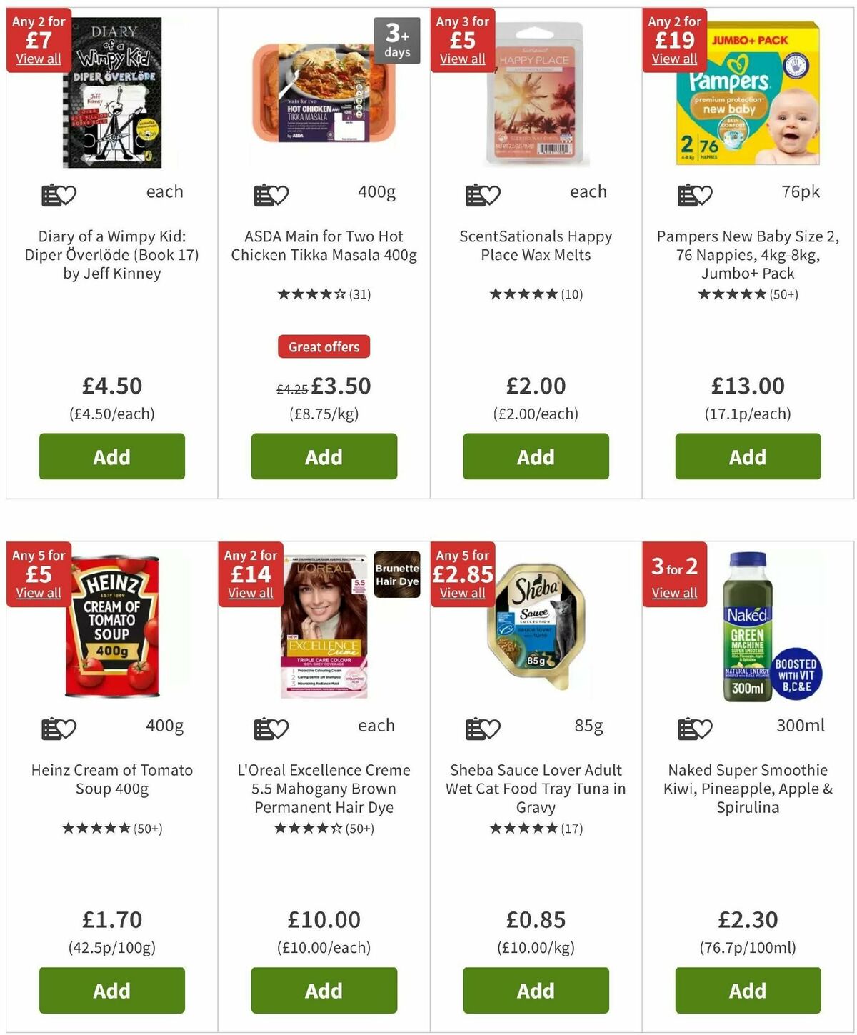 ASDA Offers from 3 January