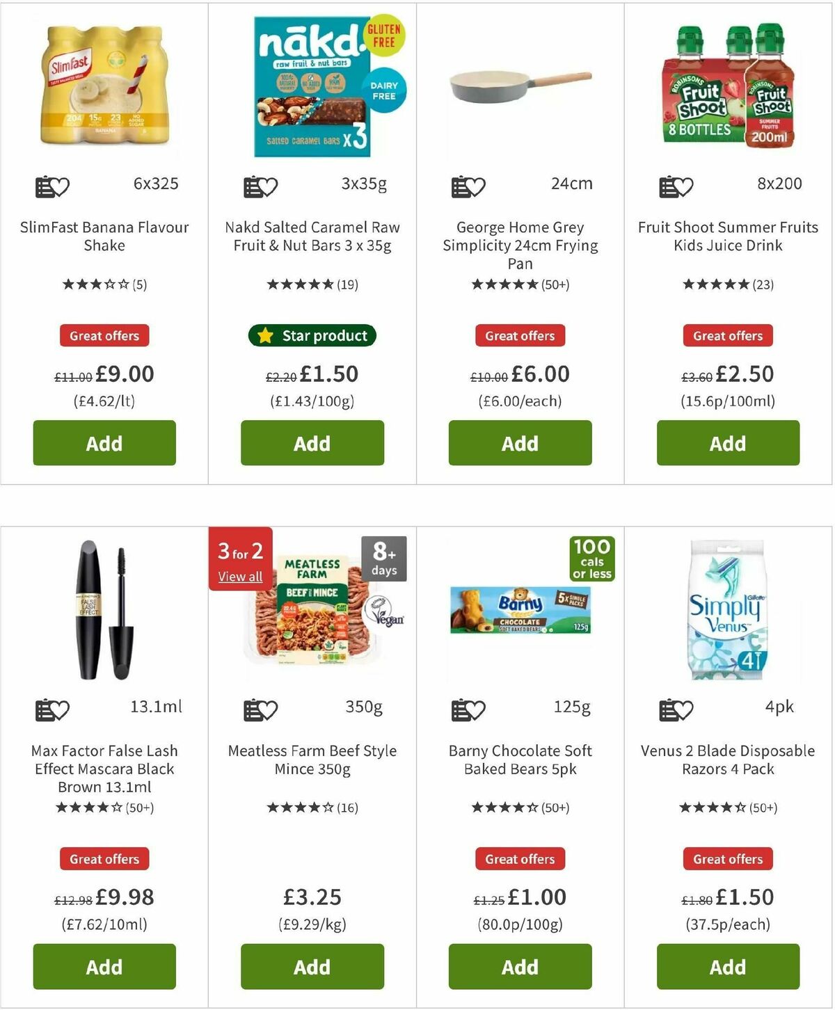 ASDA Offers from 3 January