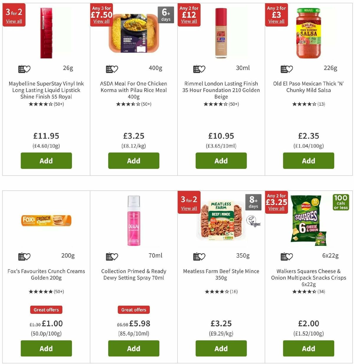 ASDA Offers from 10 January