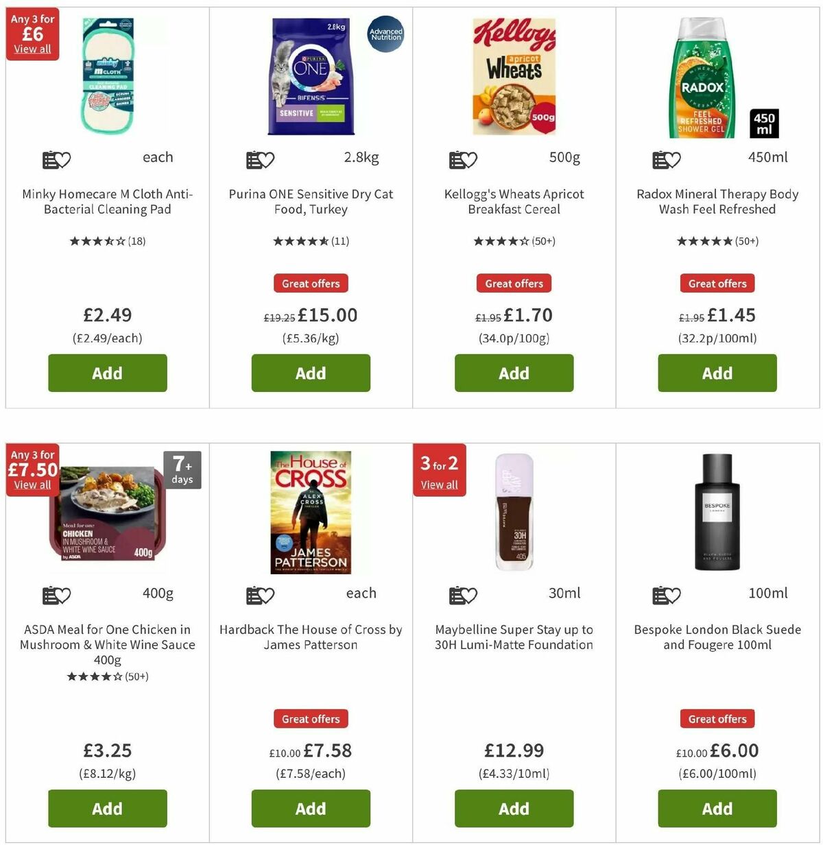 ASDA Offers from 10 January