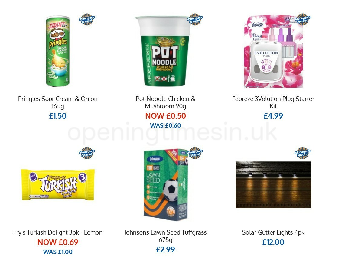 B&M Offers from 21 April