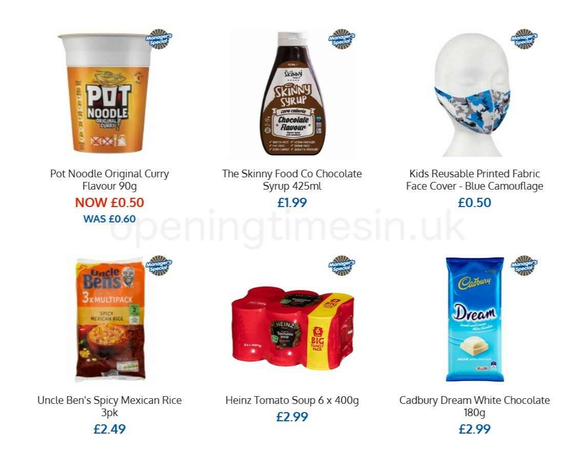 B&M Offers from 21 April