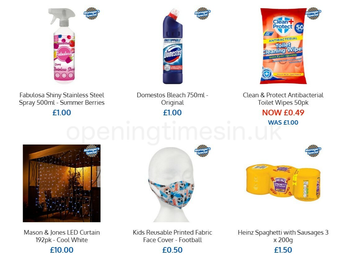 B&M Offers from 21 April