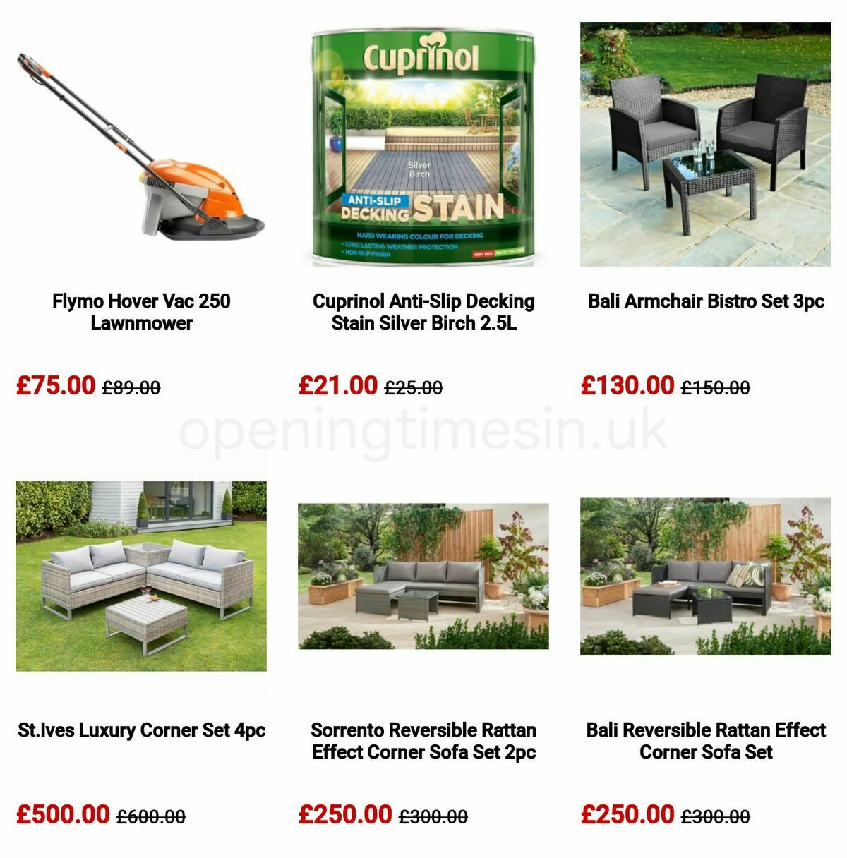B&M Offers from 25 April