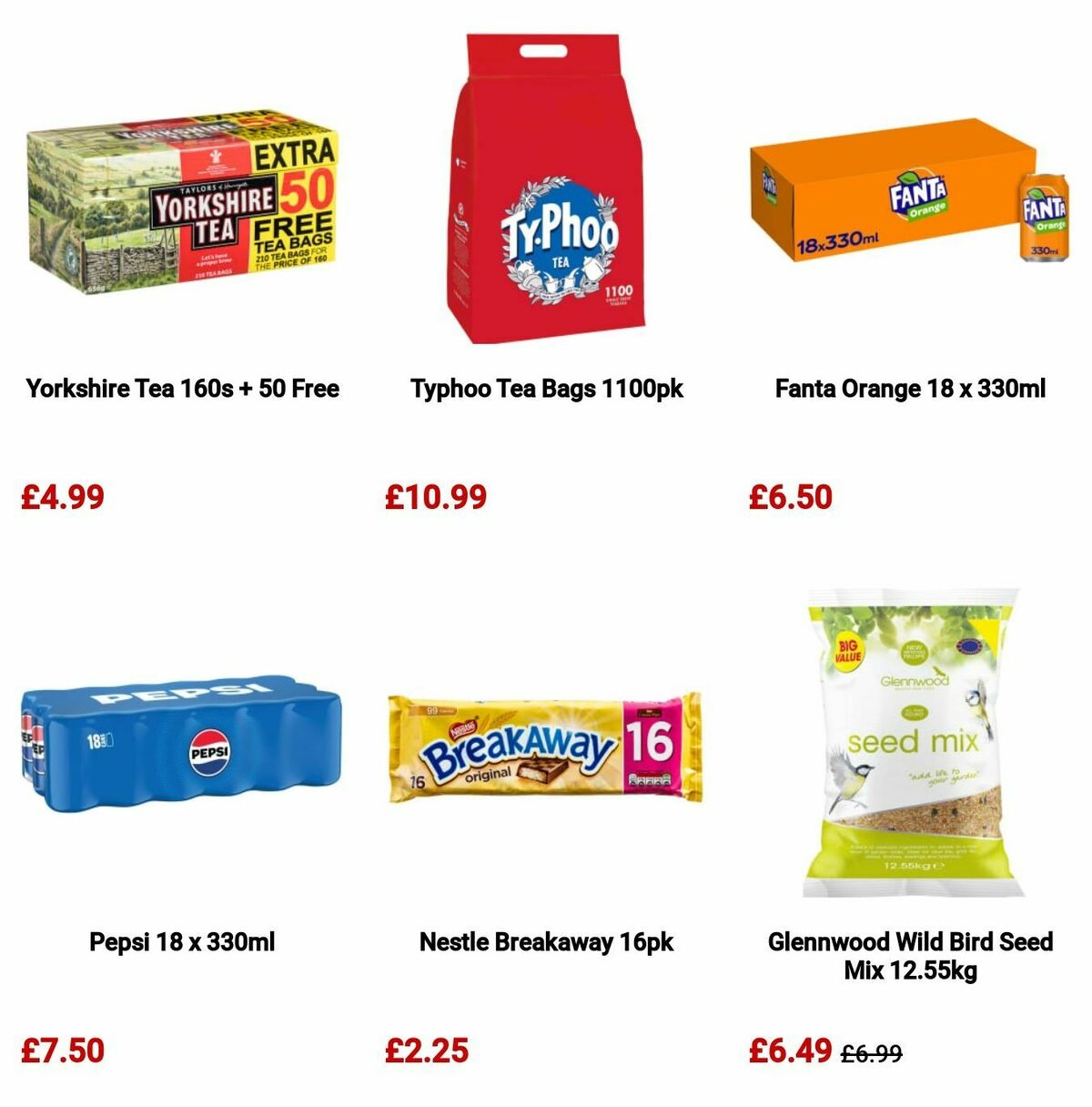 B&M Bigger Packs, Better Value Offers from 2 January