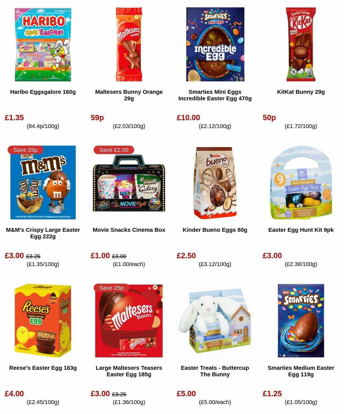 B&M Easter Offers from 12 March