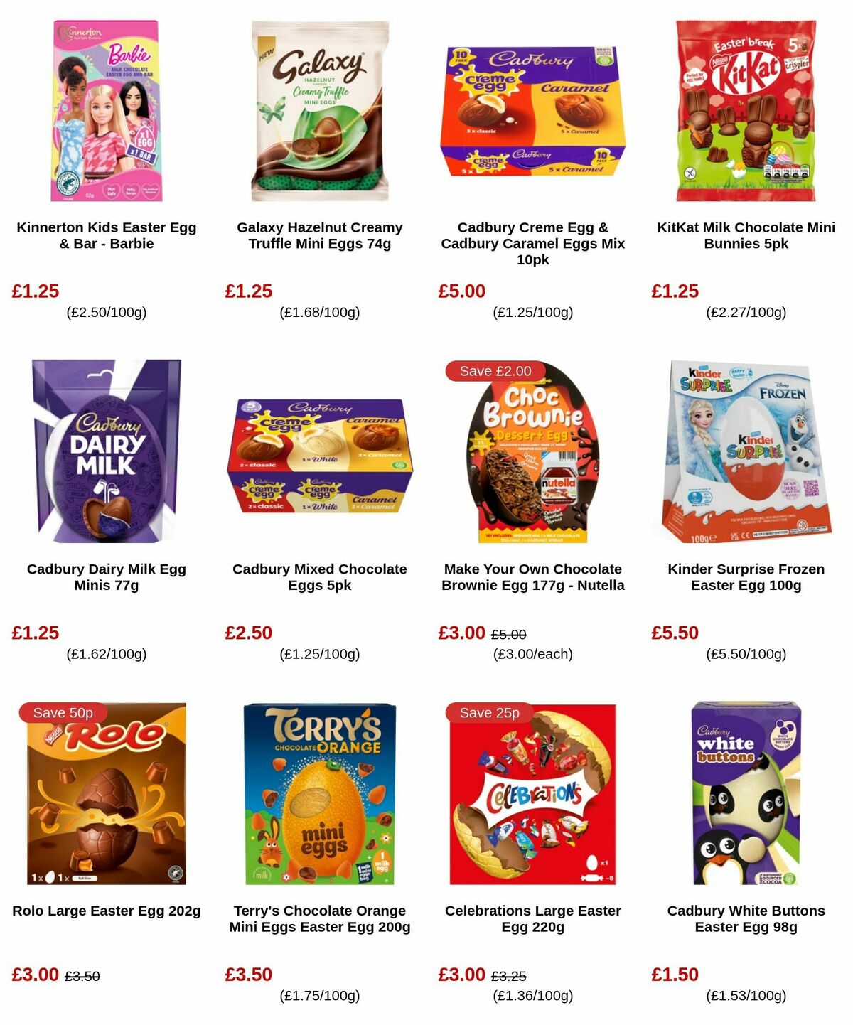 B&M Easter Offers from 12 March