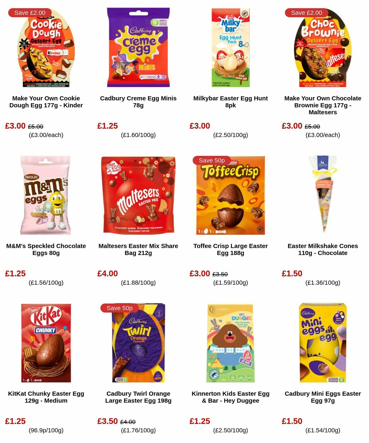 B&M Easter Offers from 12 March