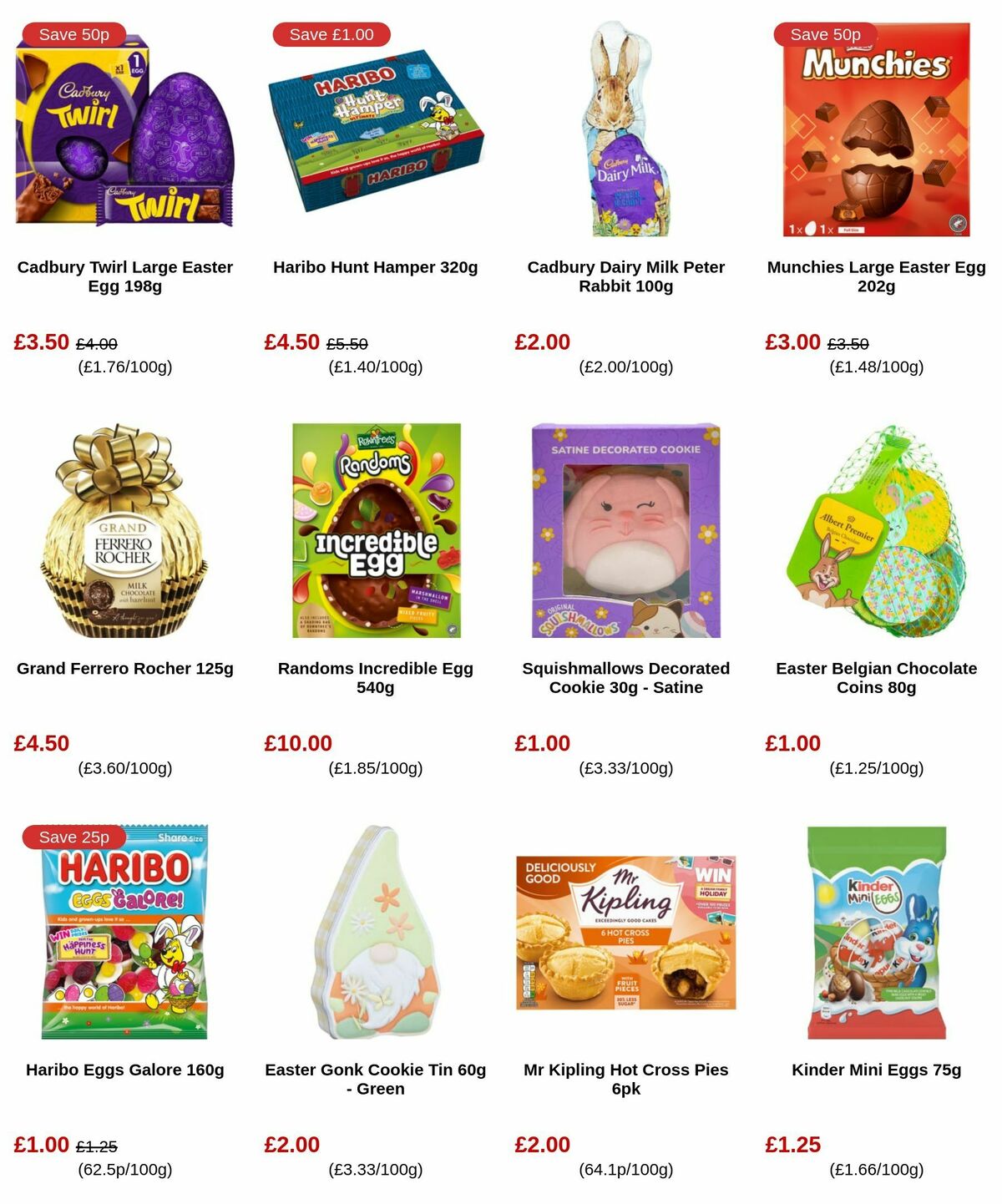 B&M Easter Offers from 12 March