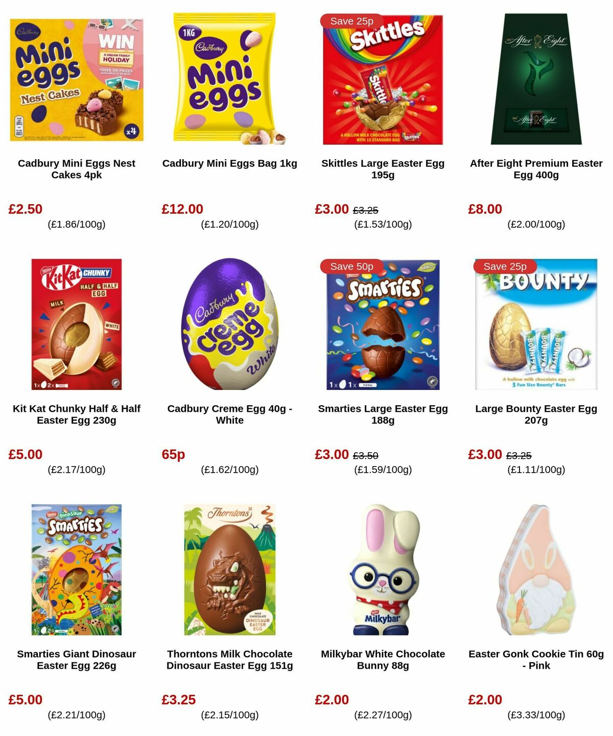 B&M Easter Offers from 12 March