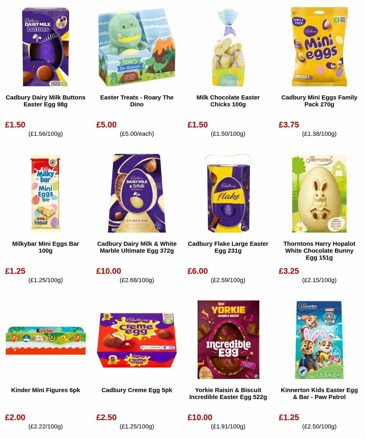 B&M Easter Offers from 12 March