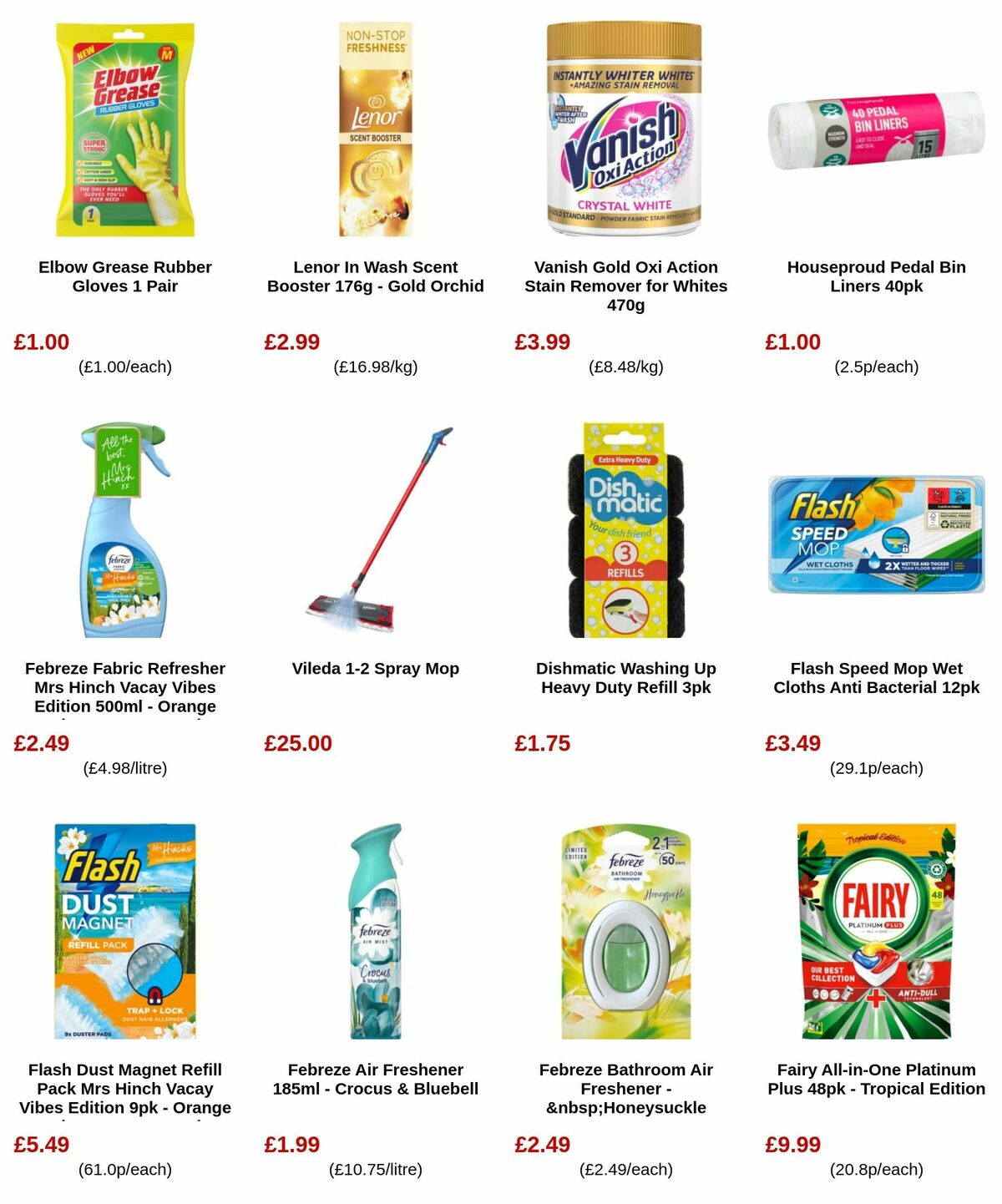 B&M Big Spring Clean Offers from 14 May