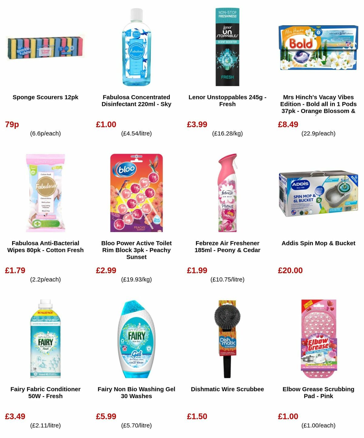 B&M Big Spring Clean Offers from 14 May