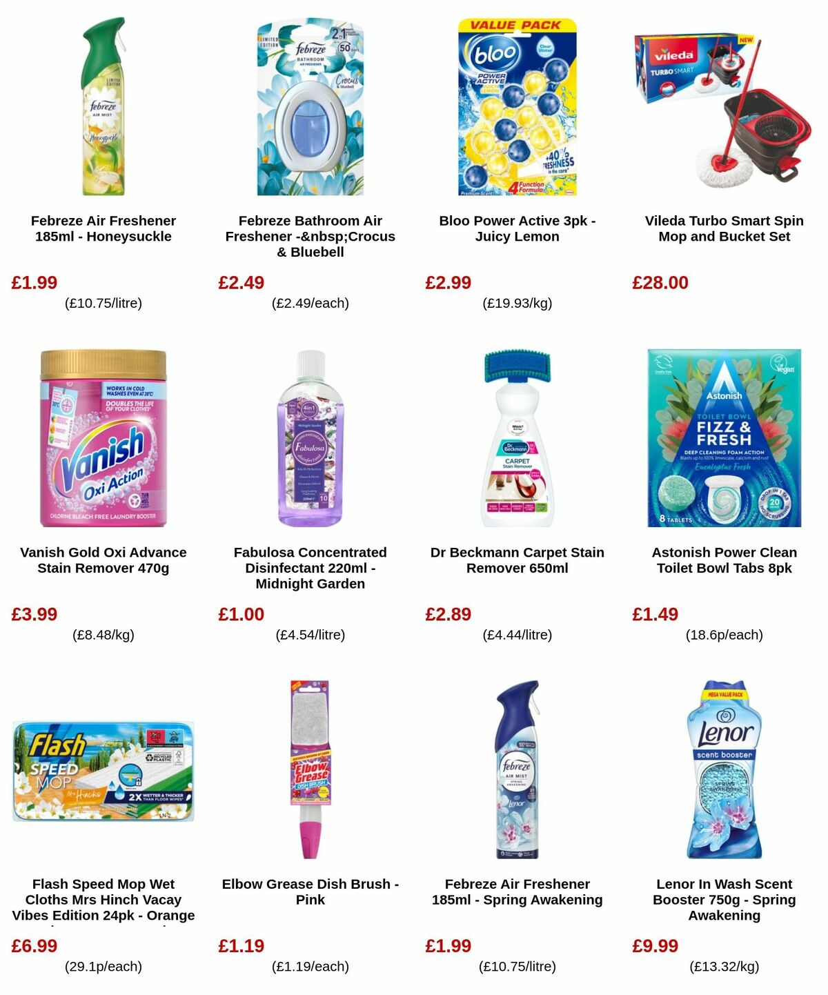 B&M Big Spring Clean Offers from 14 May