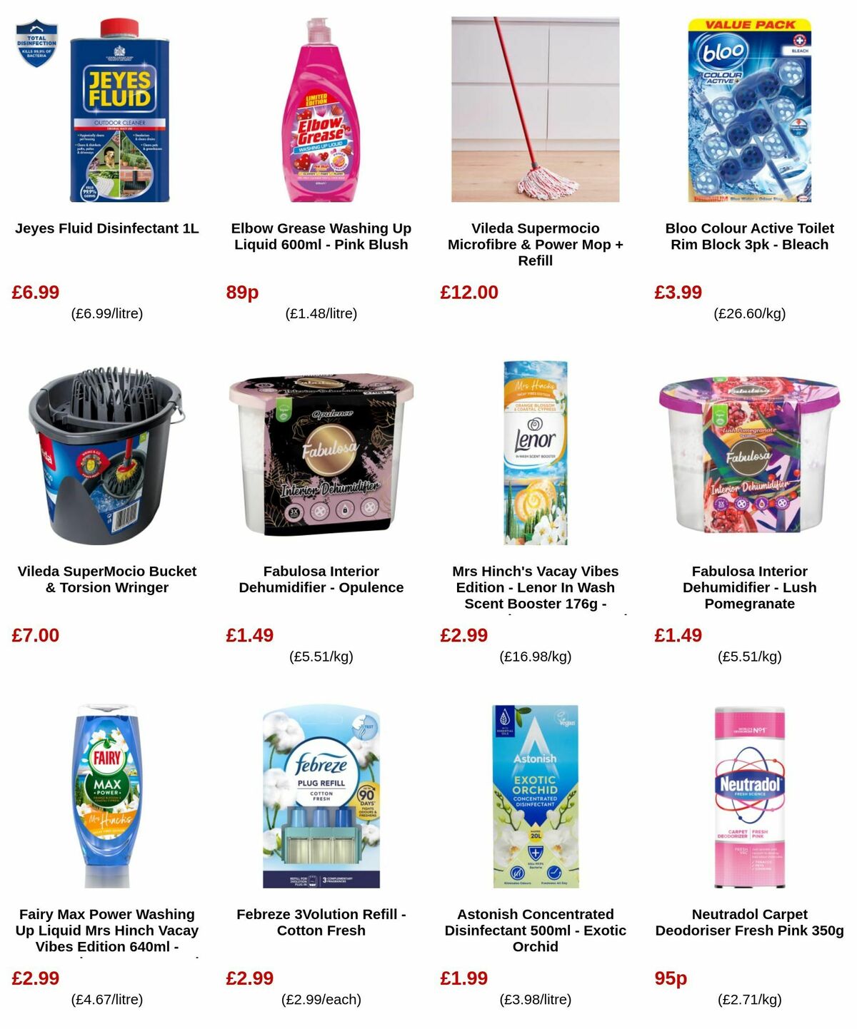 B&M Big Spring Clean Offers from 14 May