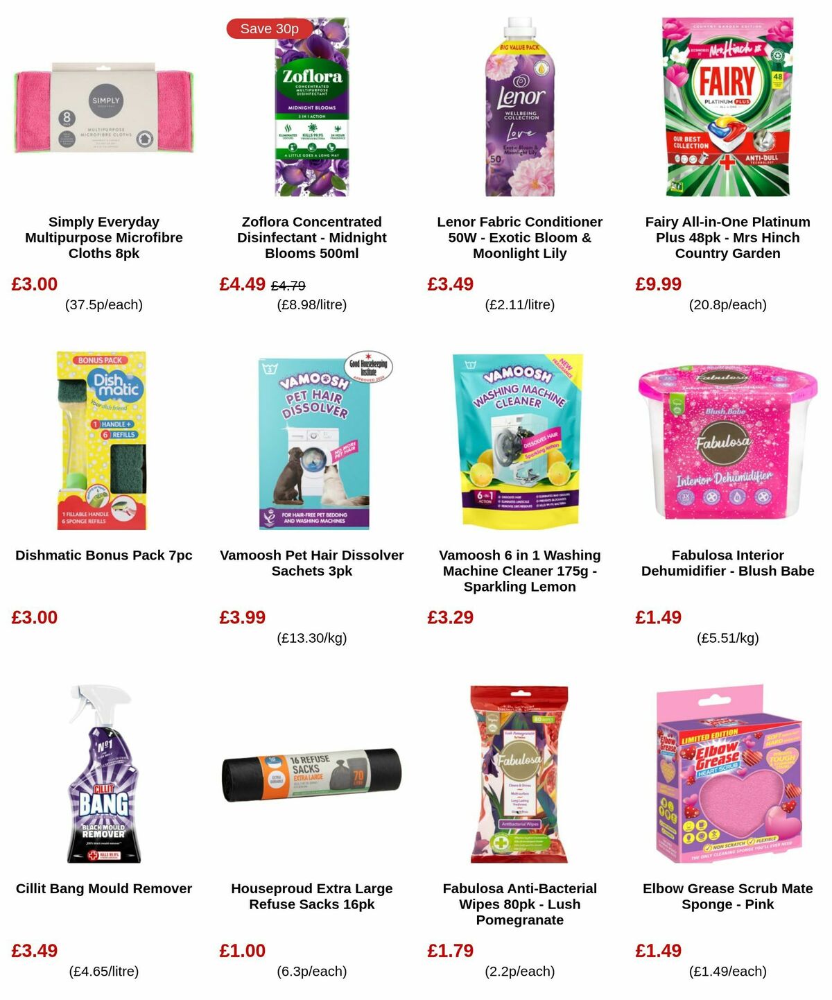 B&M Big Spring Clean Offers from 14 May