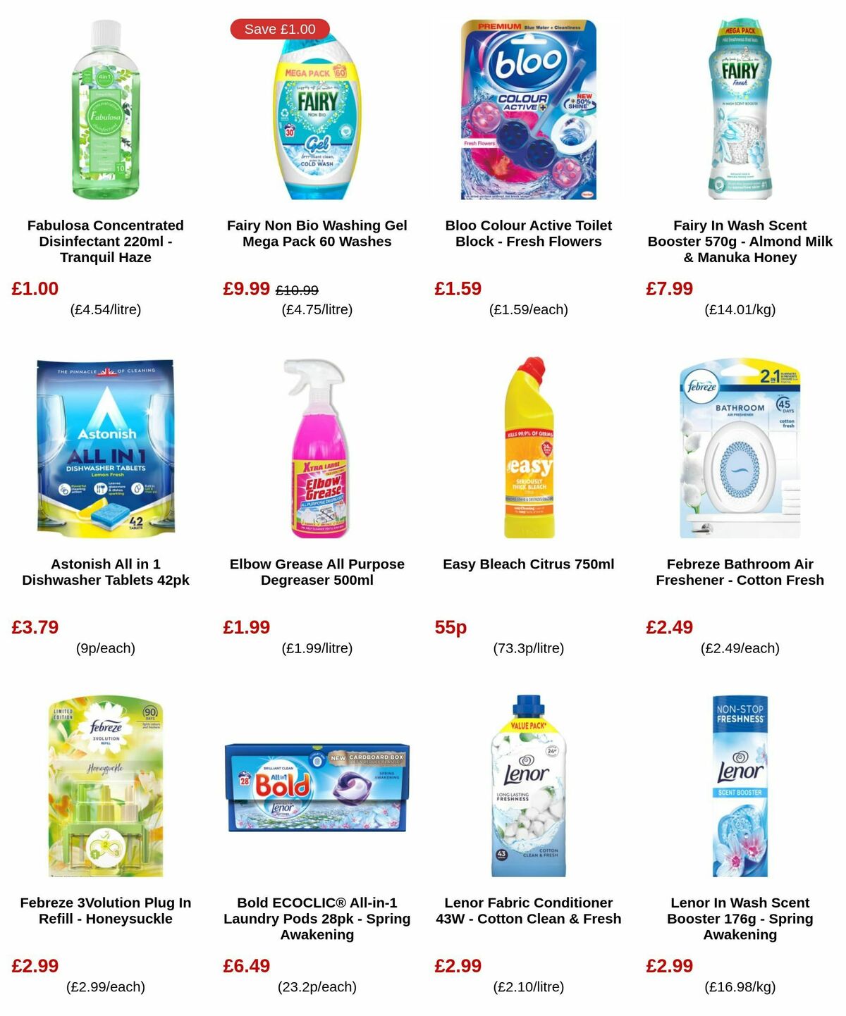 B&M Big Spring Clean Offers from 14 May