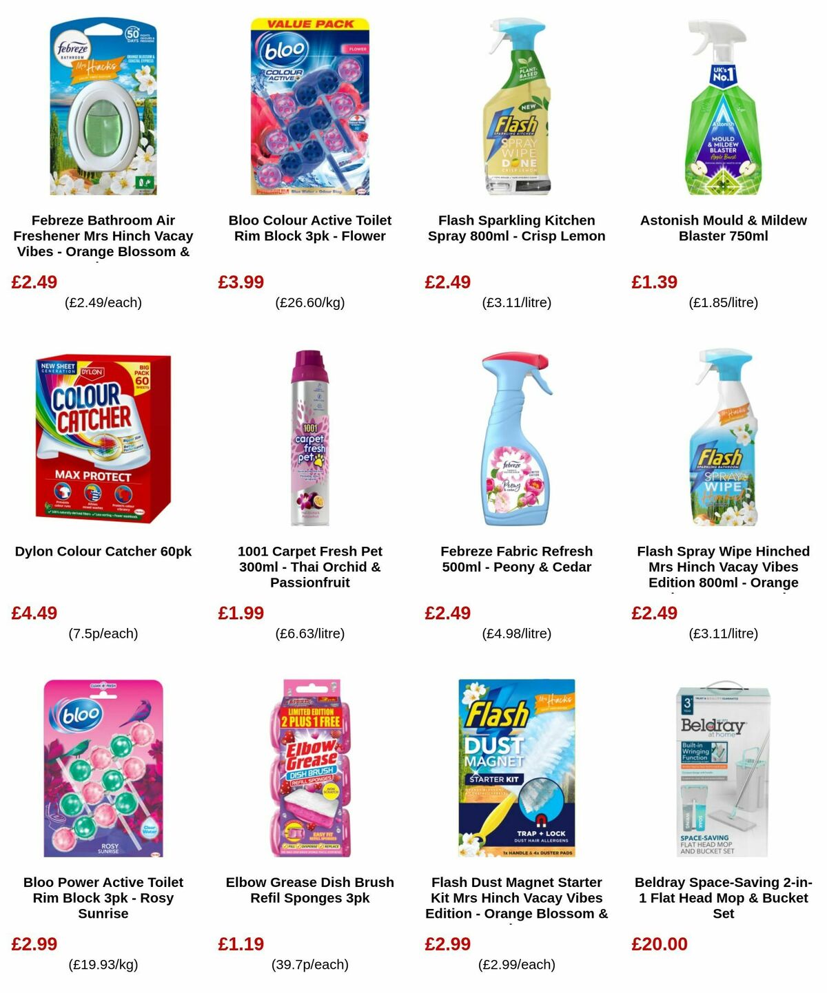 B&M Big Spring Clean Offers from 14 May