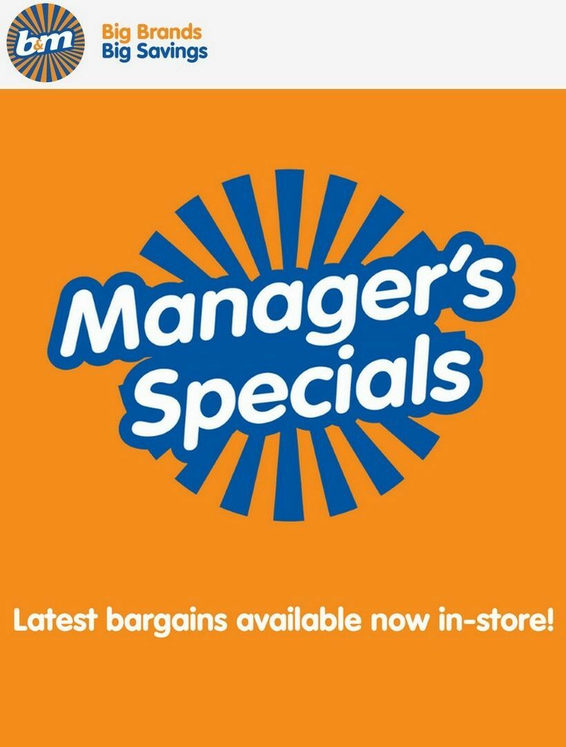 B&M Offers from 17 July