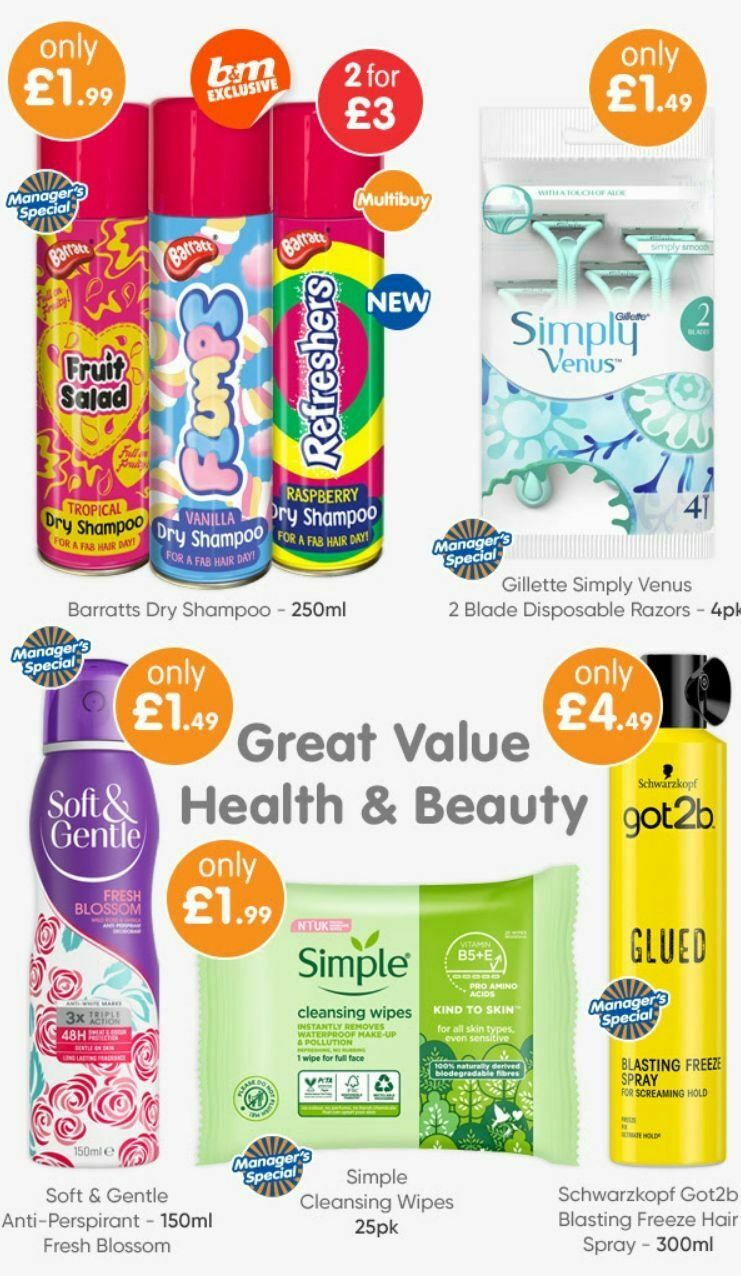 B&M Offers from 17 July