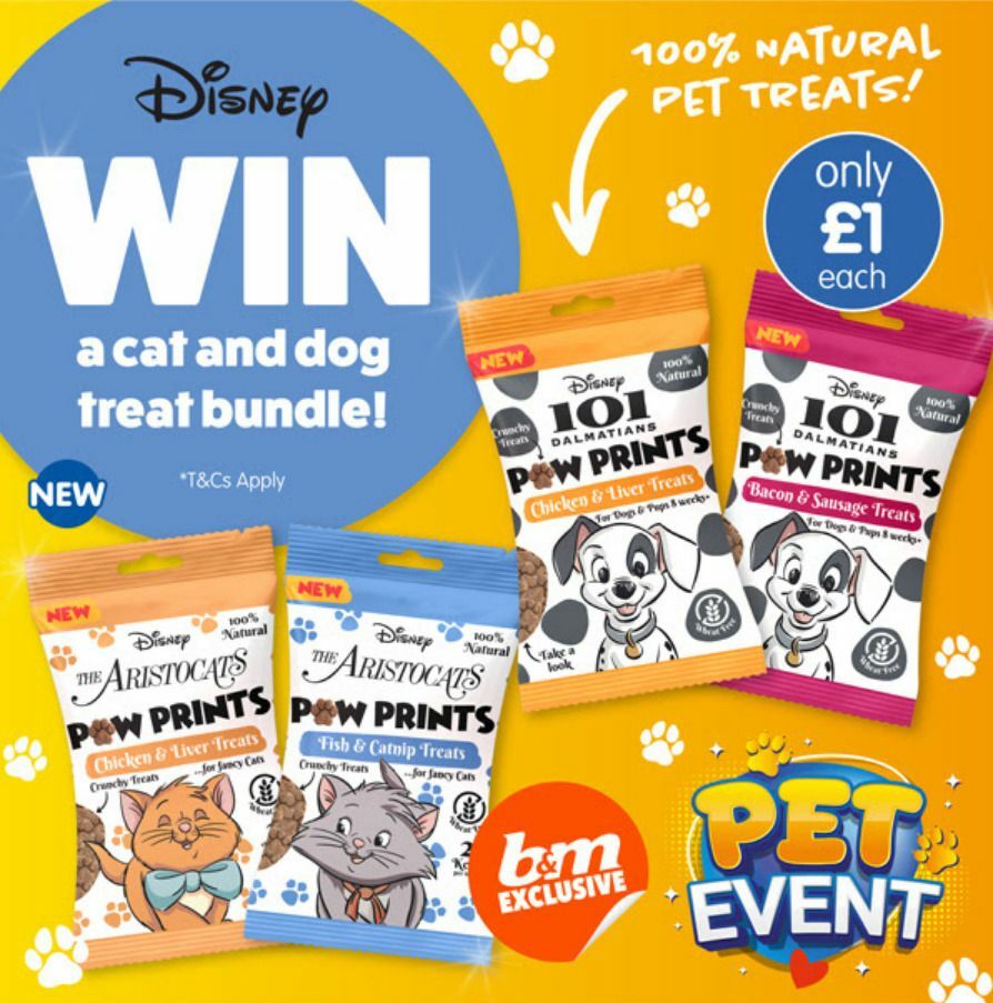 B&M Pet Event Offers from 28 August