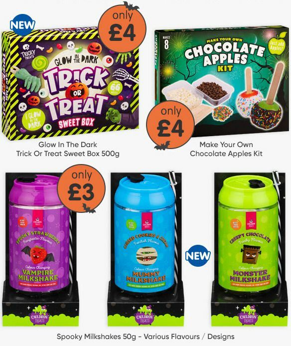 B&M Halloween Offers from 7 September