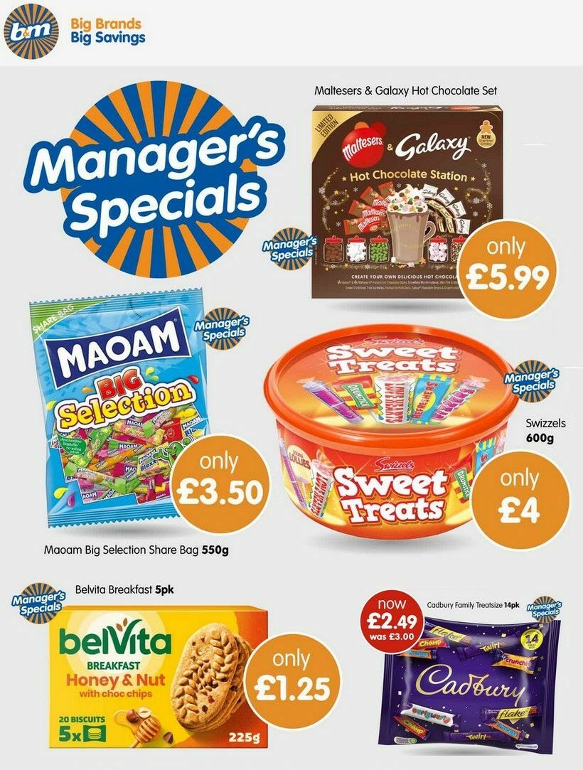 B&M Offers from 15 October