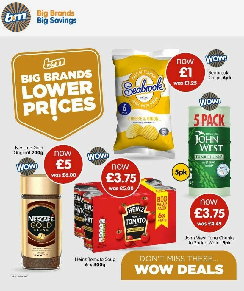 B&M Offers from 5 November