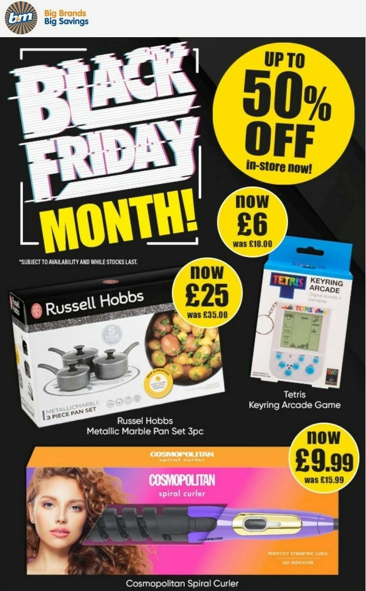 B&M Offers from 8 November