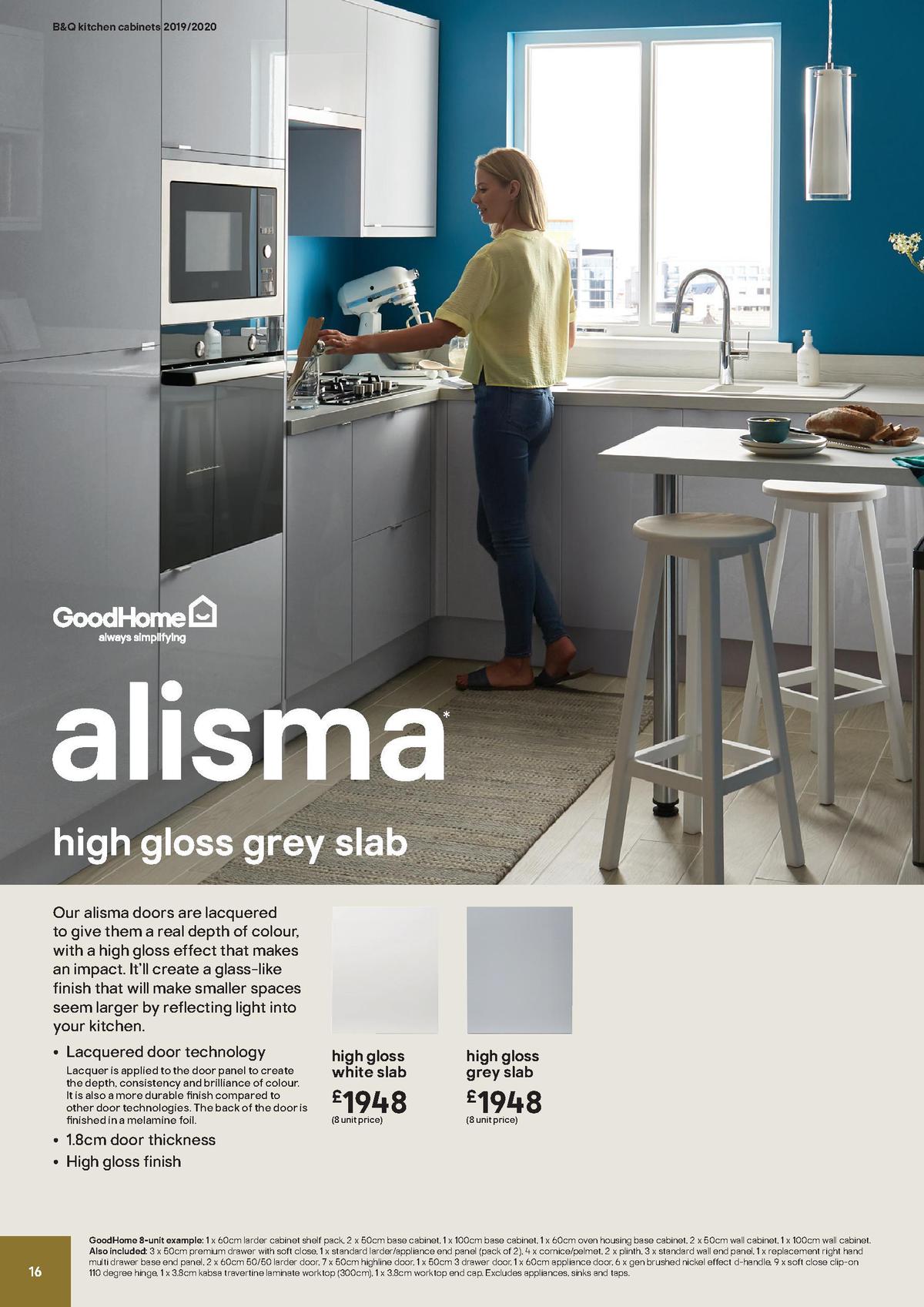 B&Q Kitchen Cabinets price list Offers from 20 December