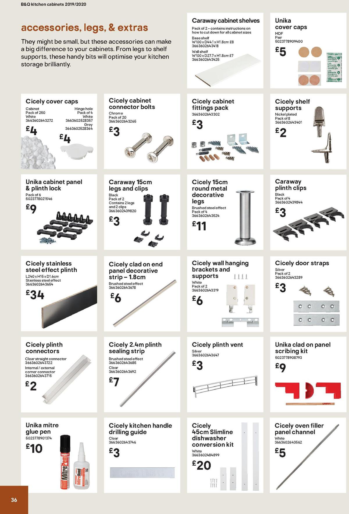 B&Q Kitchen Cabinets price list Offers from 20 December