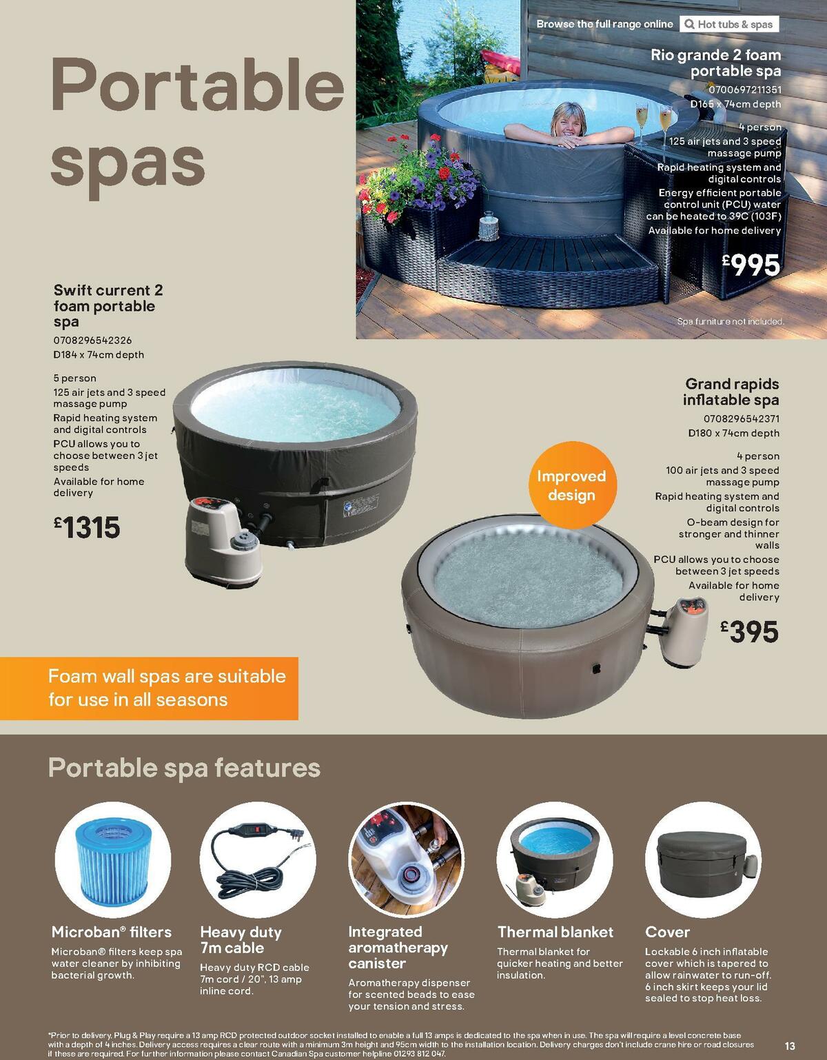 B&Q Hot Tub & Spa Collections Offers from 6 March