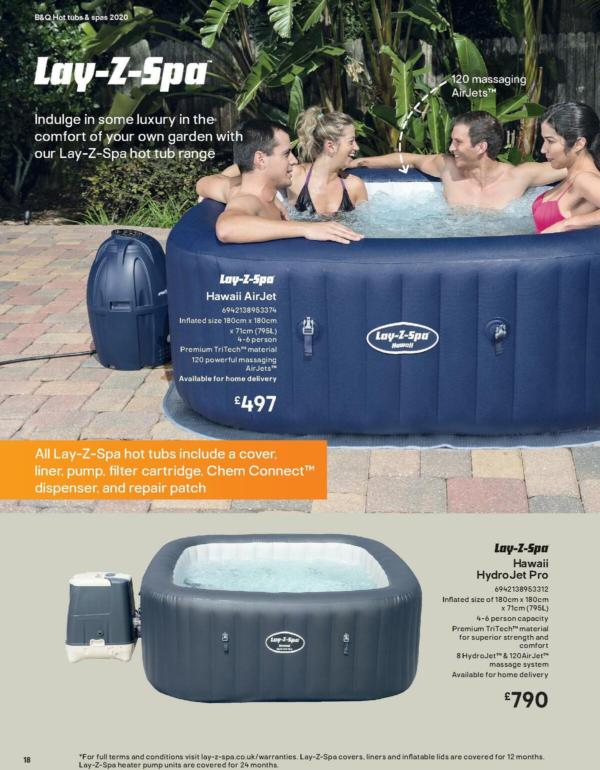 B&Q Hot Tub & Spa Collections Offers from 6 March