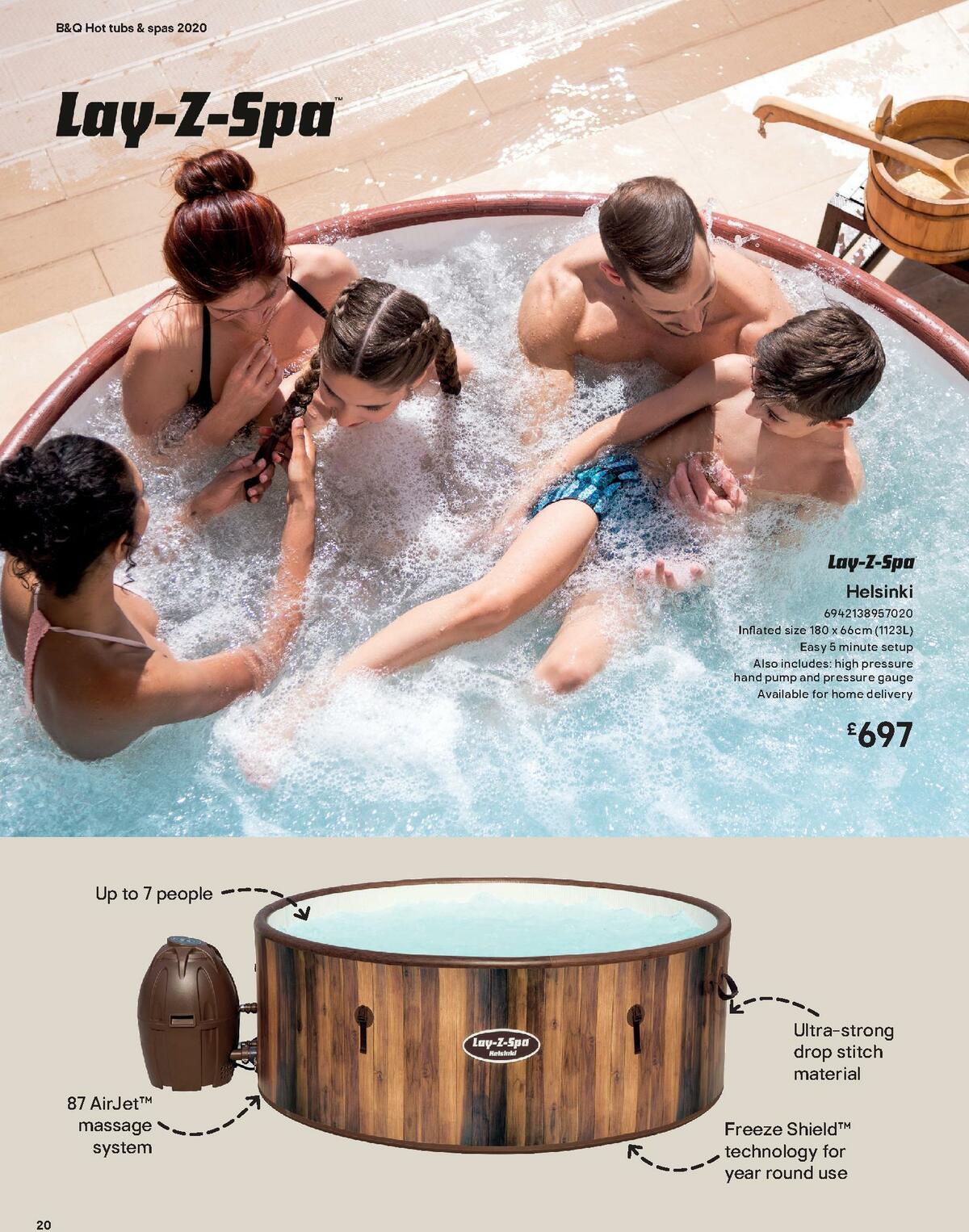 B&Q Hot Tub & Spa Collections Offers from 6 March