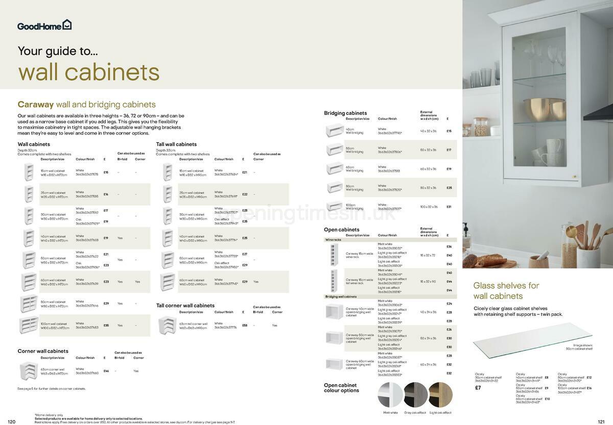 B&Q Kitchen Cabinets price list Offers from 15 September