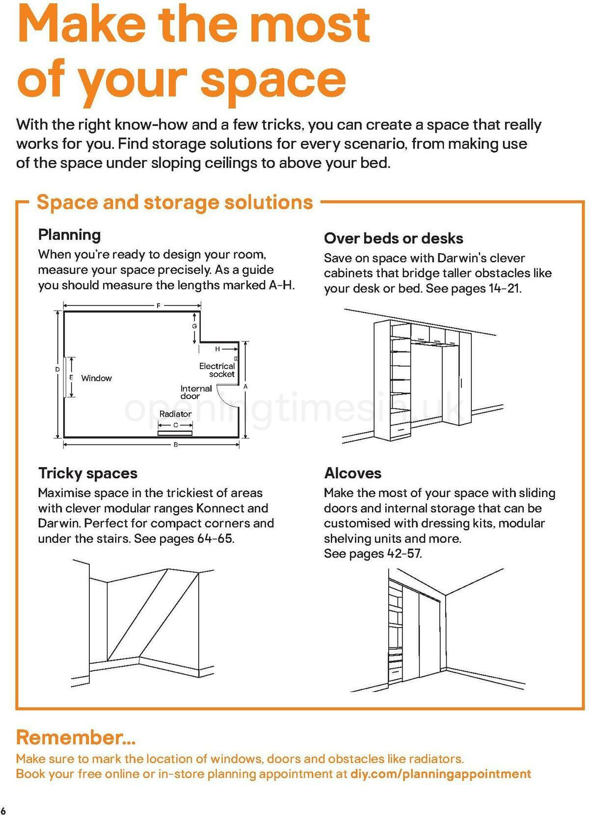 B&Q Indoor Furniture Offers from 10 November