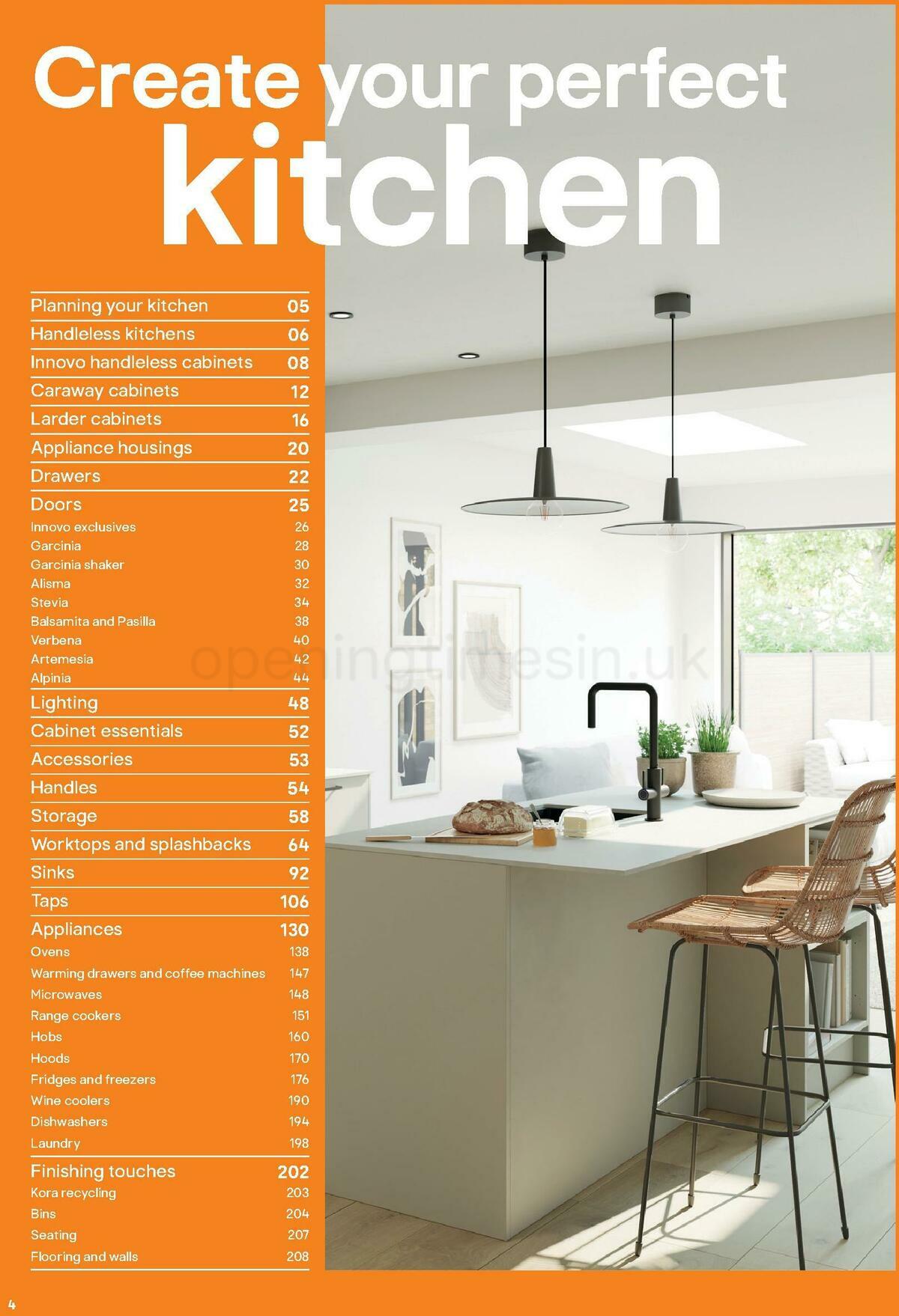 B&Q Kitchens Product & Cabinetry Guide Offers from 16 June