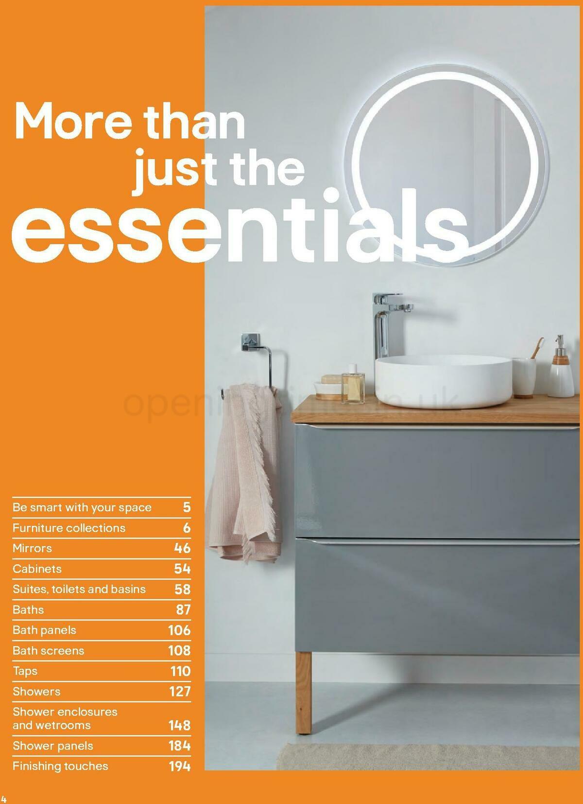 B&Q Bathrooms Offers from 27 June