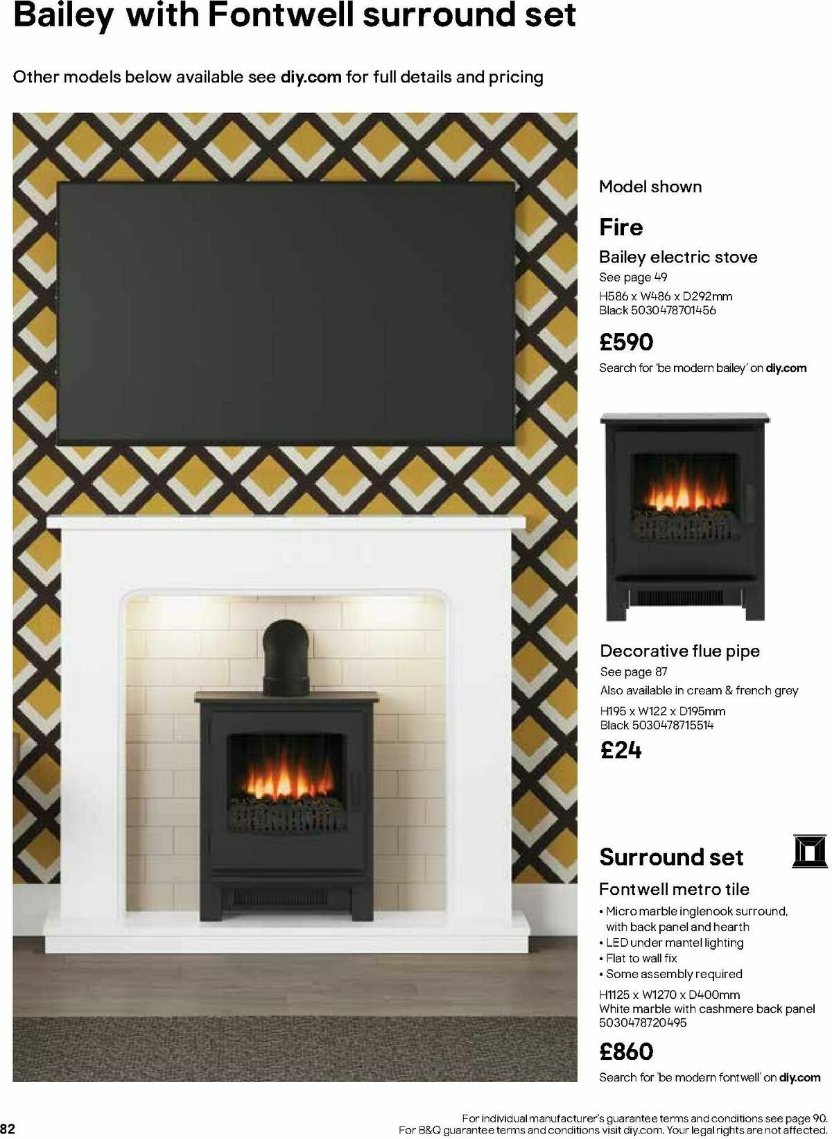 B&Q Fire Collections Offers from 15 October