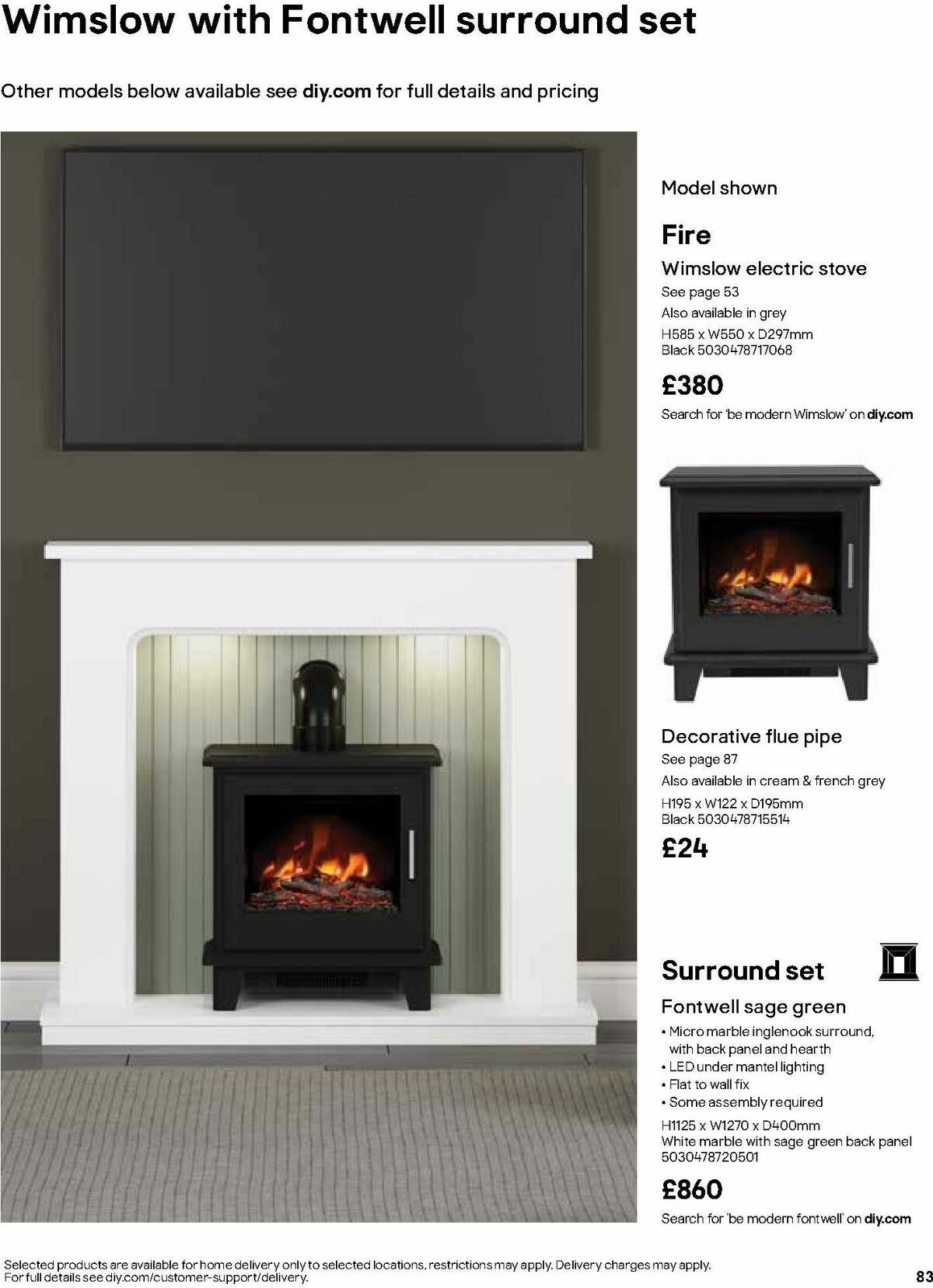 B&Q Fire Collections Offers from 15 October