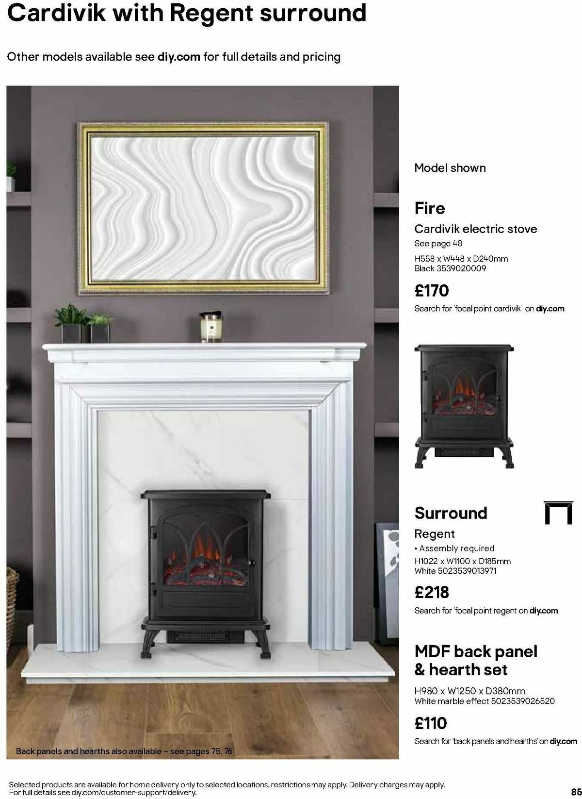 B&Q Fire Collections Offers from 15 October