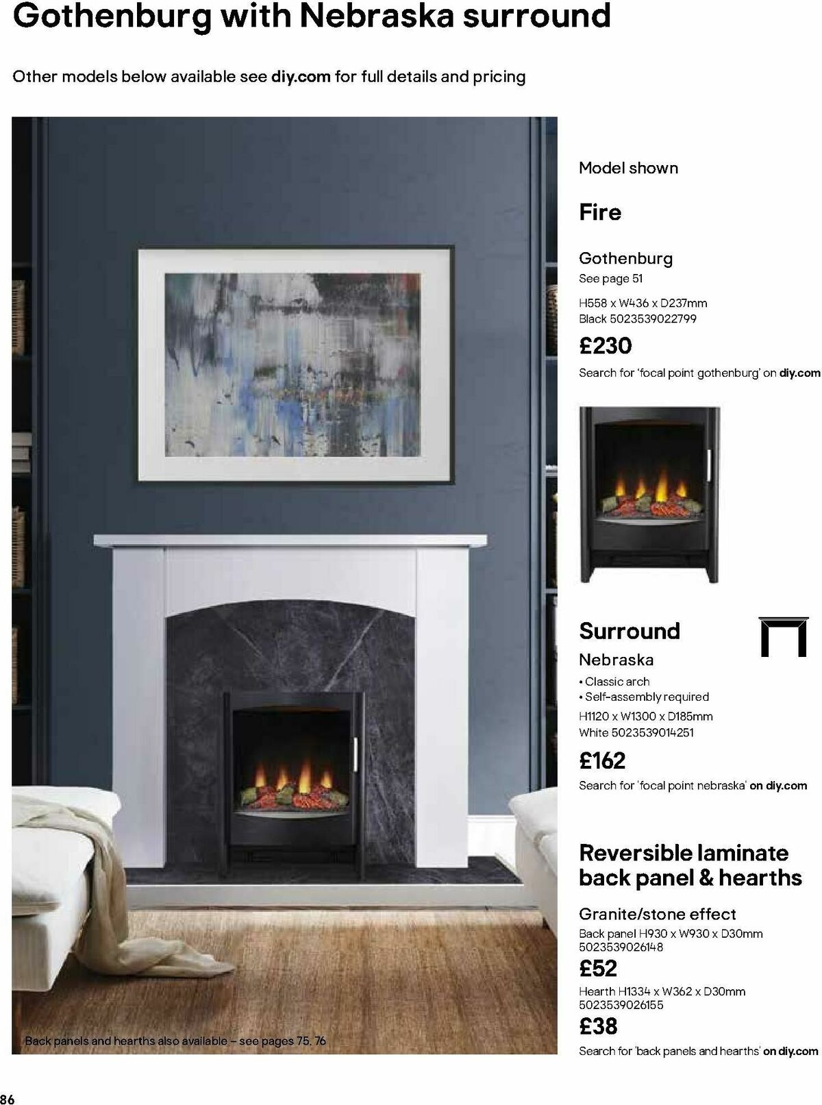 B&Q Fire Collections Offers from 15 October