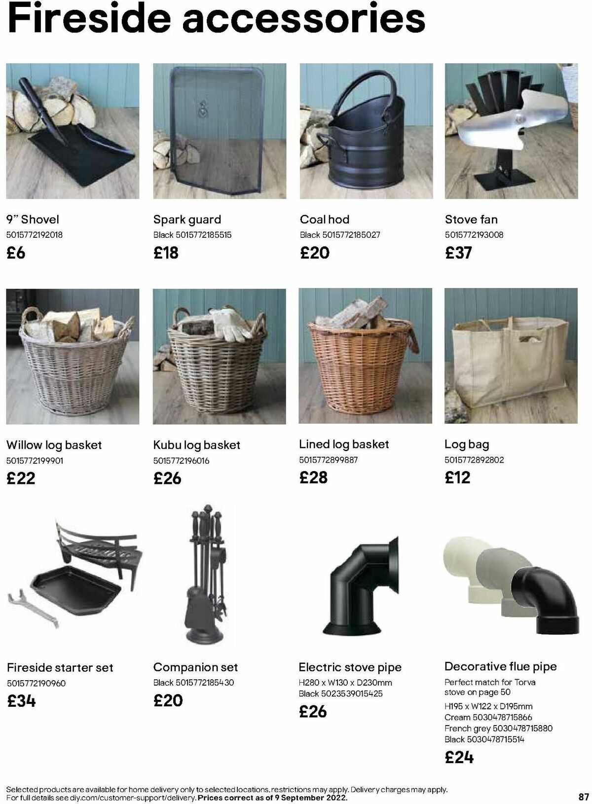 B&Q Fire Collections Offers from 15 October