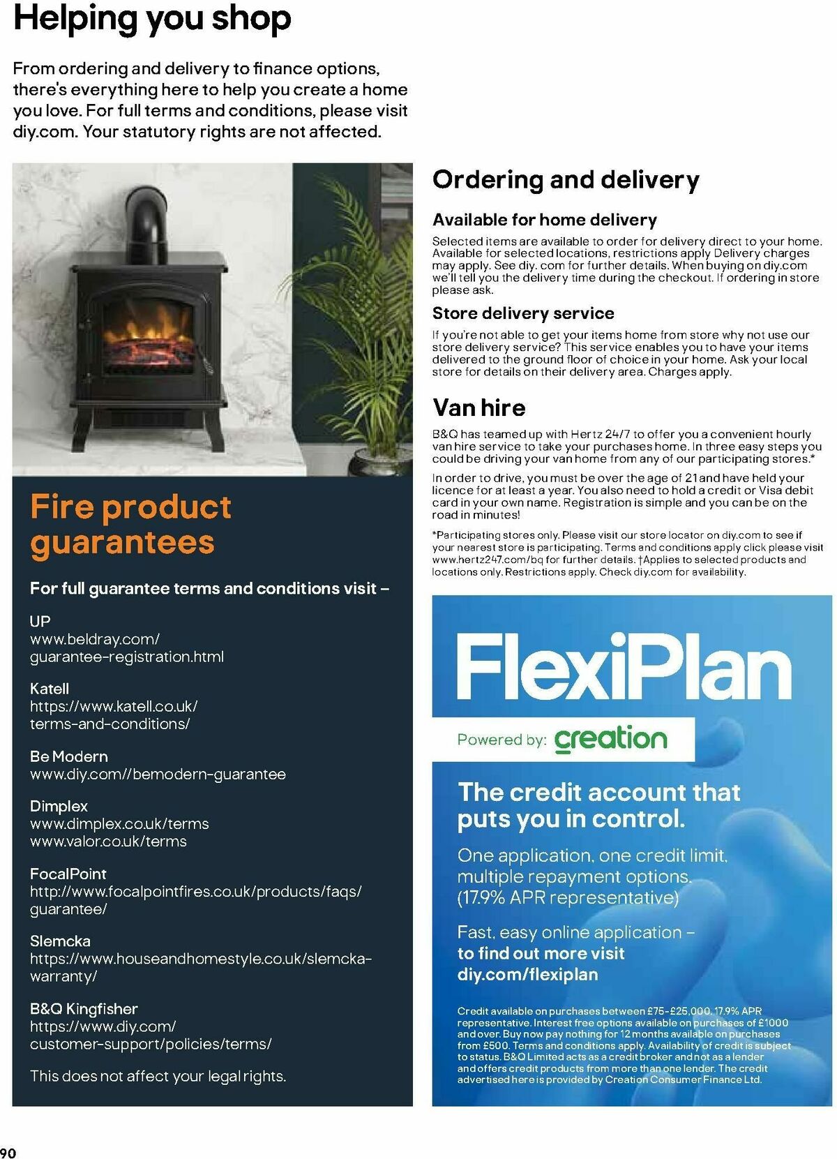 B&Q Fire Collections Offers from 15 October